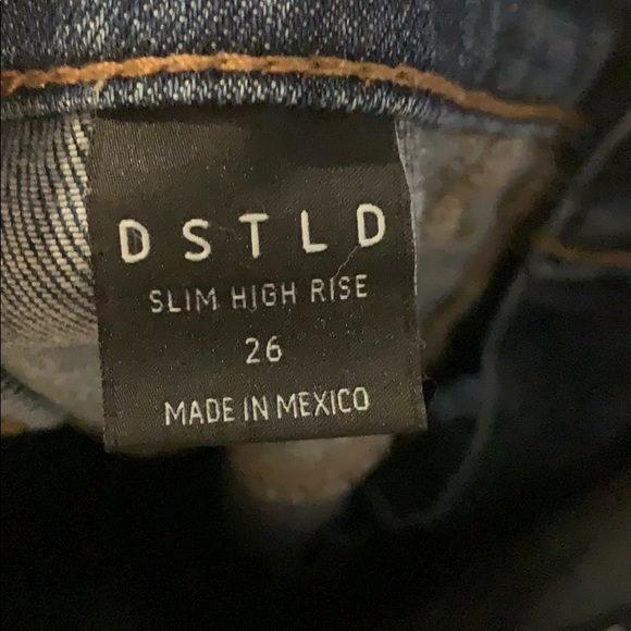 Slim High Rise Blue Ripped Jeans - Picture 4 of 4